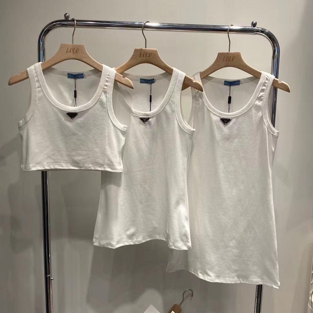 Camiseta Sin Mangas Mujer Etiqueta Triangular | Pantalones Cortos Versátiles