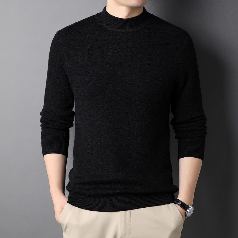 Jersey Cuello Alto Hombre - Suave y Cálido Primavera Otoño