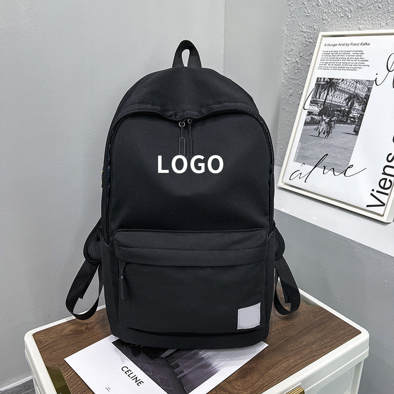Una mochila de nylon moderna de dropshipping, mochila estampada de gran capacidad y con estampado elegante, mochila de estudiante universitario con alfabeto para la vuelta al cole