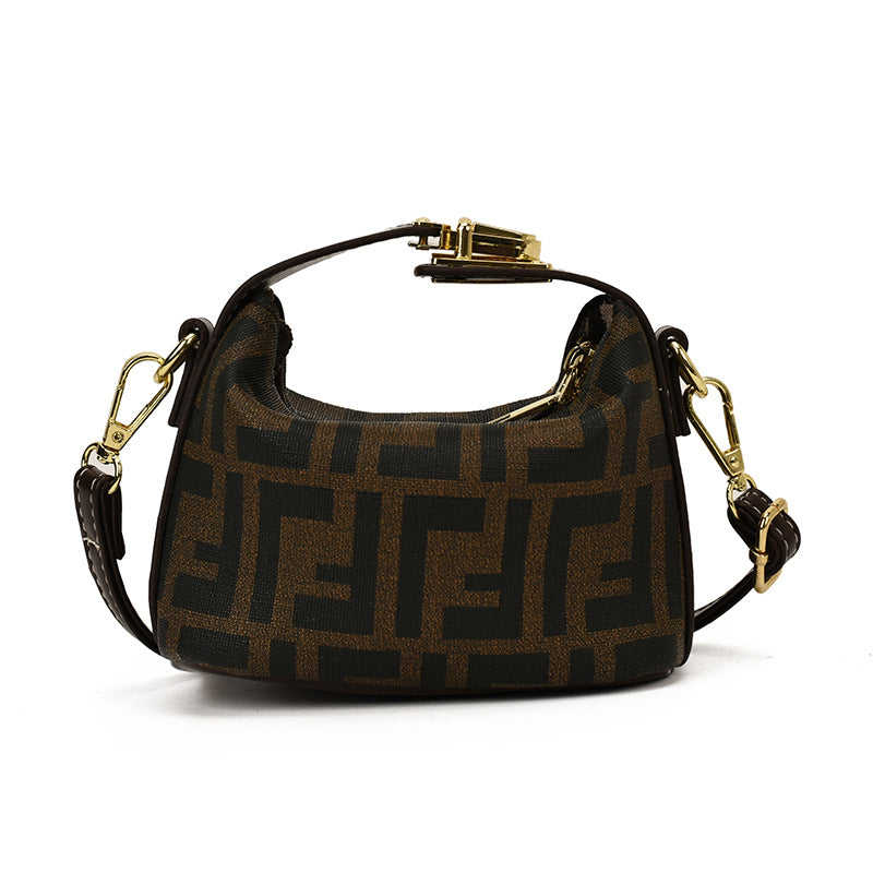Bolso mini de dumplings de vaquero transfronterizo, bolso ligero de lujo de alta gama, versátil y de moda, bolso de mujer, bolso bandolera infantil de nicho coreano