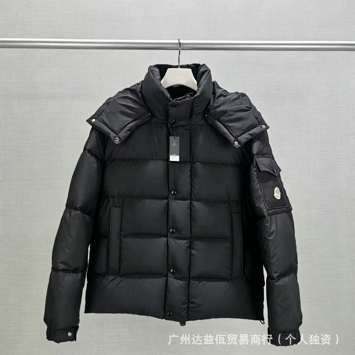 Mengjia Maya dicke Daunenjacke, glänzende, warme Unisex-Jacke mit Kapuze, Export möglich
