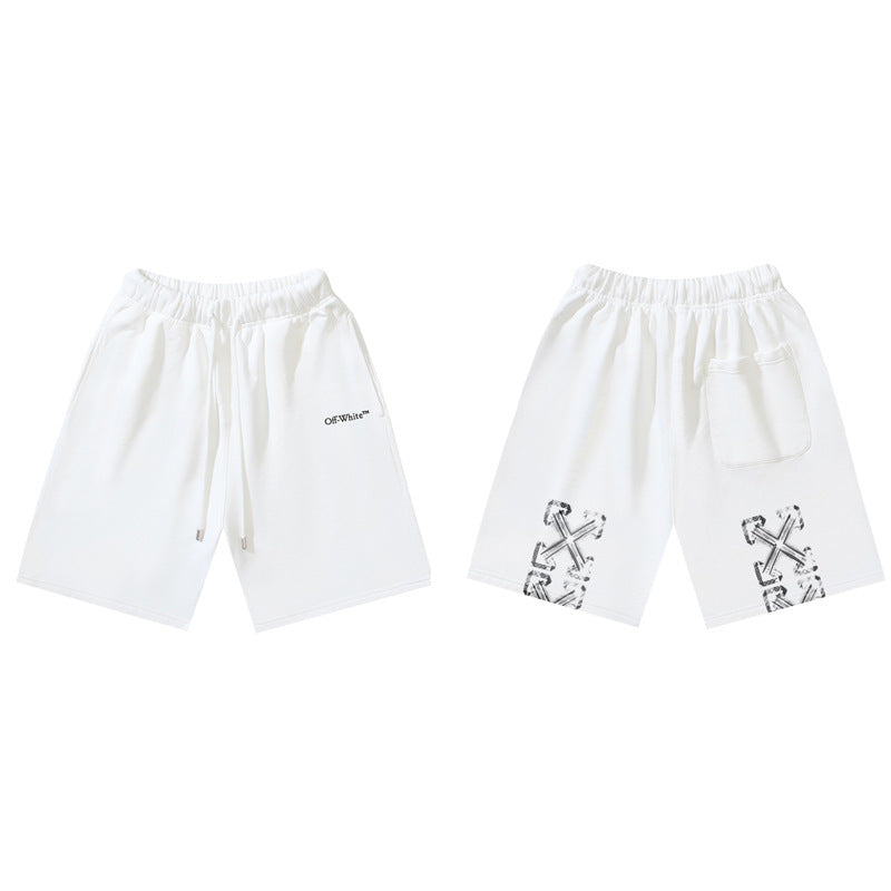 Pantalones Cortos Hombre Estampado Flecha Sueltos | LuxuryMarkt