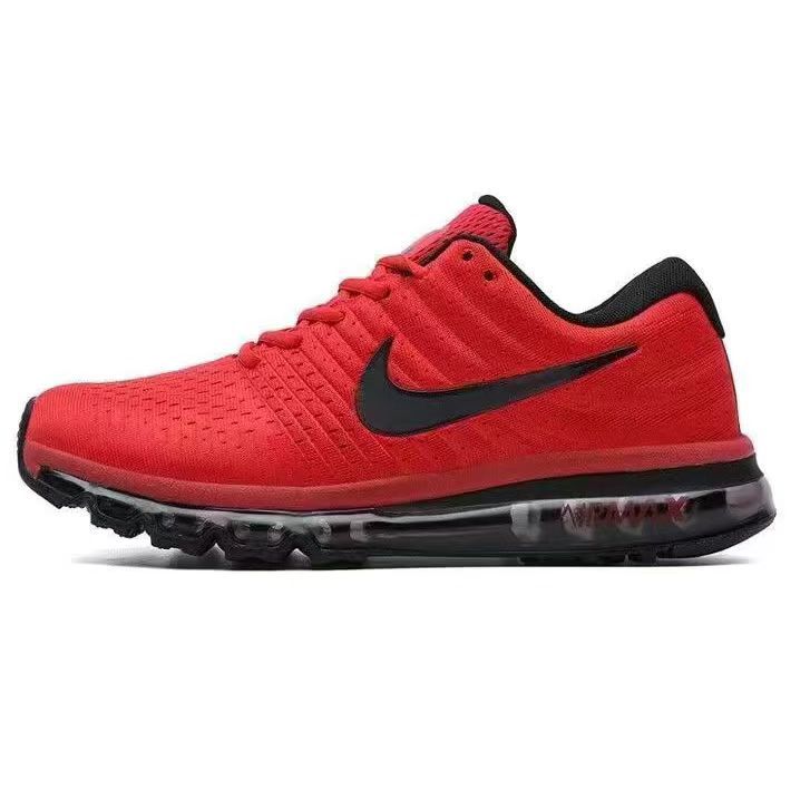 Putian Air Max 2017 zapatillas de correr con cojín de aire de palma con malla transpirable, antideslizante, con cordones deportivos de entrenamiento para correr