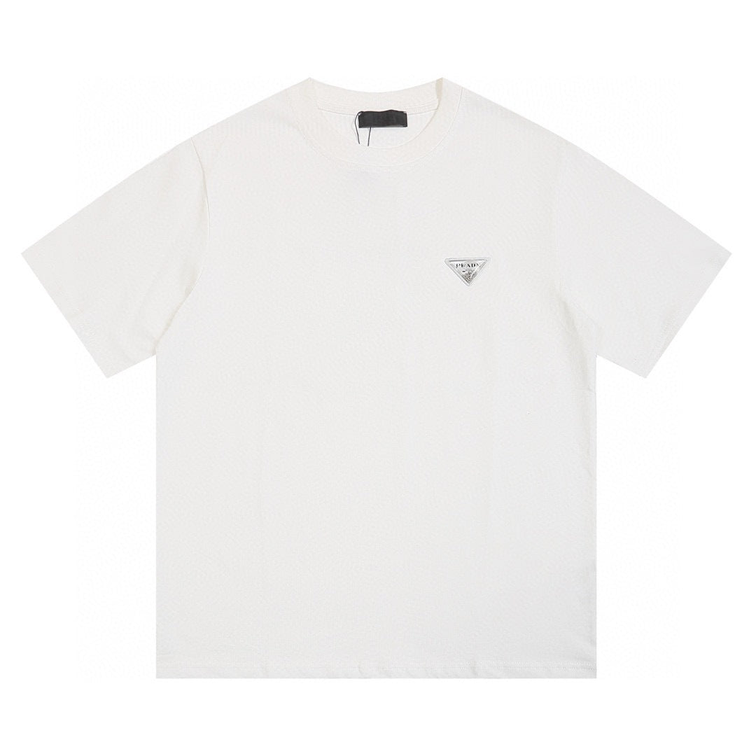 T-shirt Triangles métalliques | Casual été