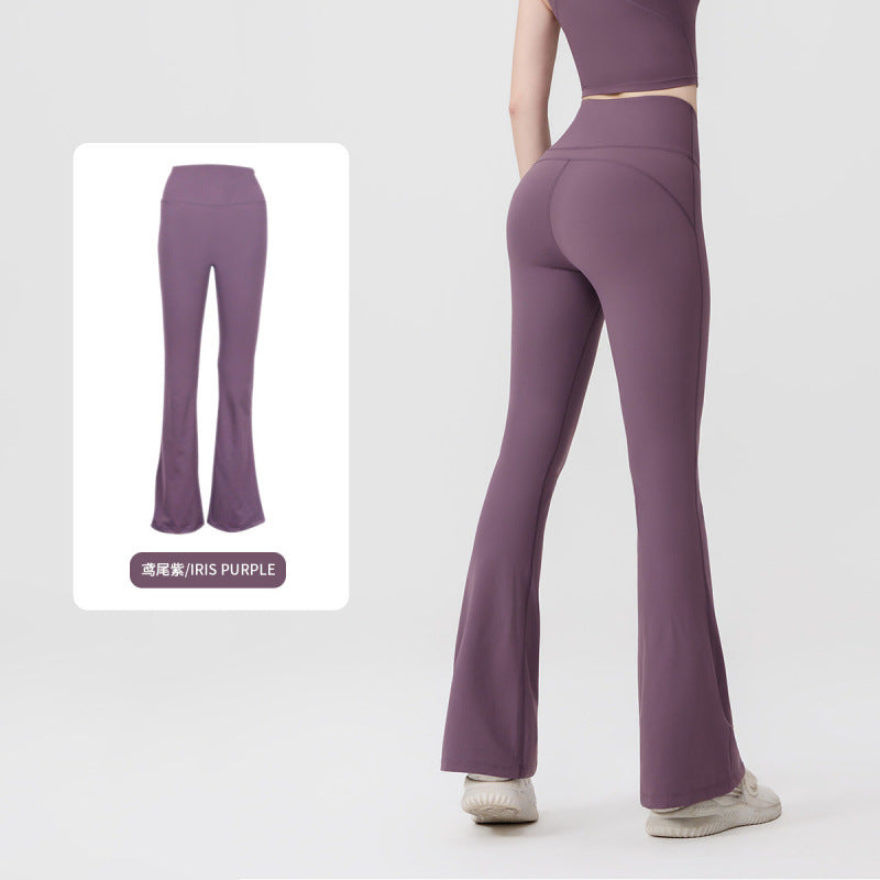 Pantalón Yoga Mujer AL | Microacampanado Y Talle Alto