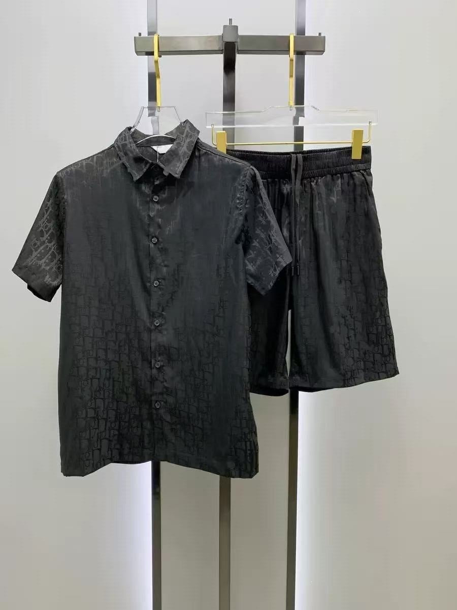 Conjunto Camisa y Pantalón Corto Hombre | Estilo Europeo Verano