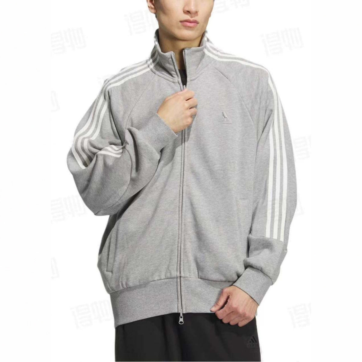 Unisex Sweatshirt A | High Neck And Three Stripes