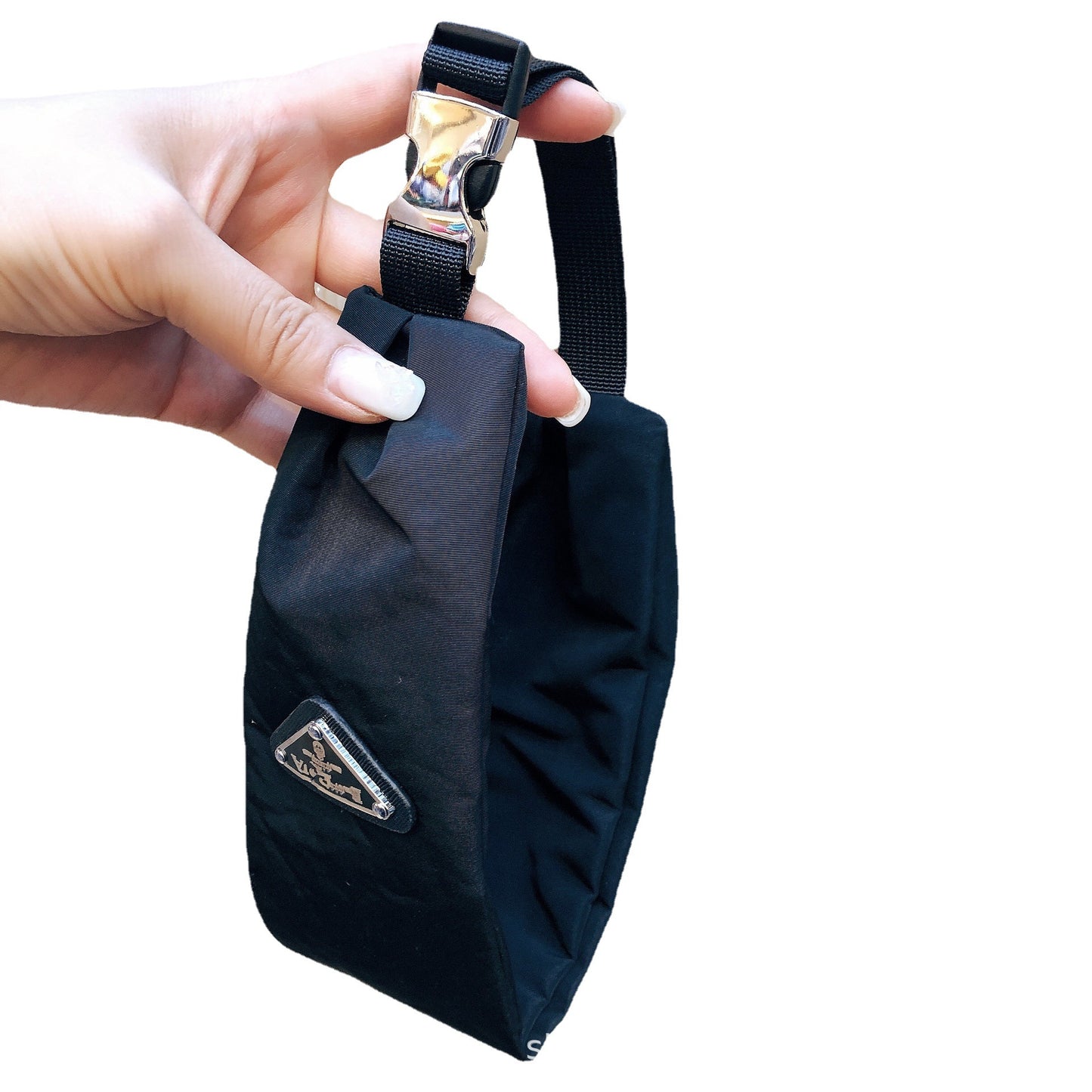 Marca P de nylon triangular diadema para el cabello de nicho y temperamento, pañuelo deportivo, diadema y diadema, moderno y versátil