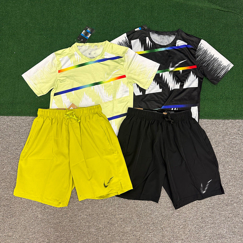 Ensemble de sport Running pour homme | Séchage rapide respirant été