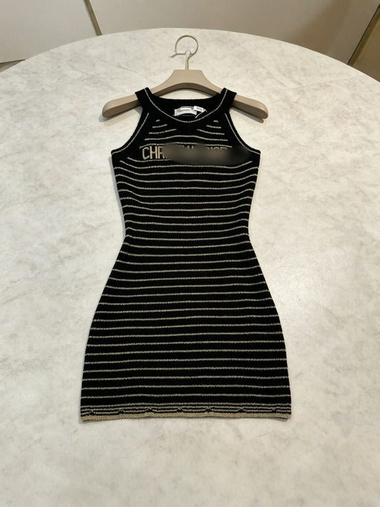 Striped knit dress | Sleeveless bodycon 2026