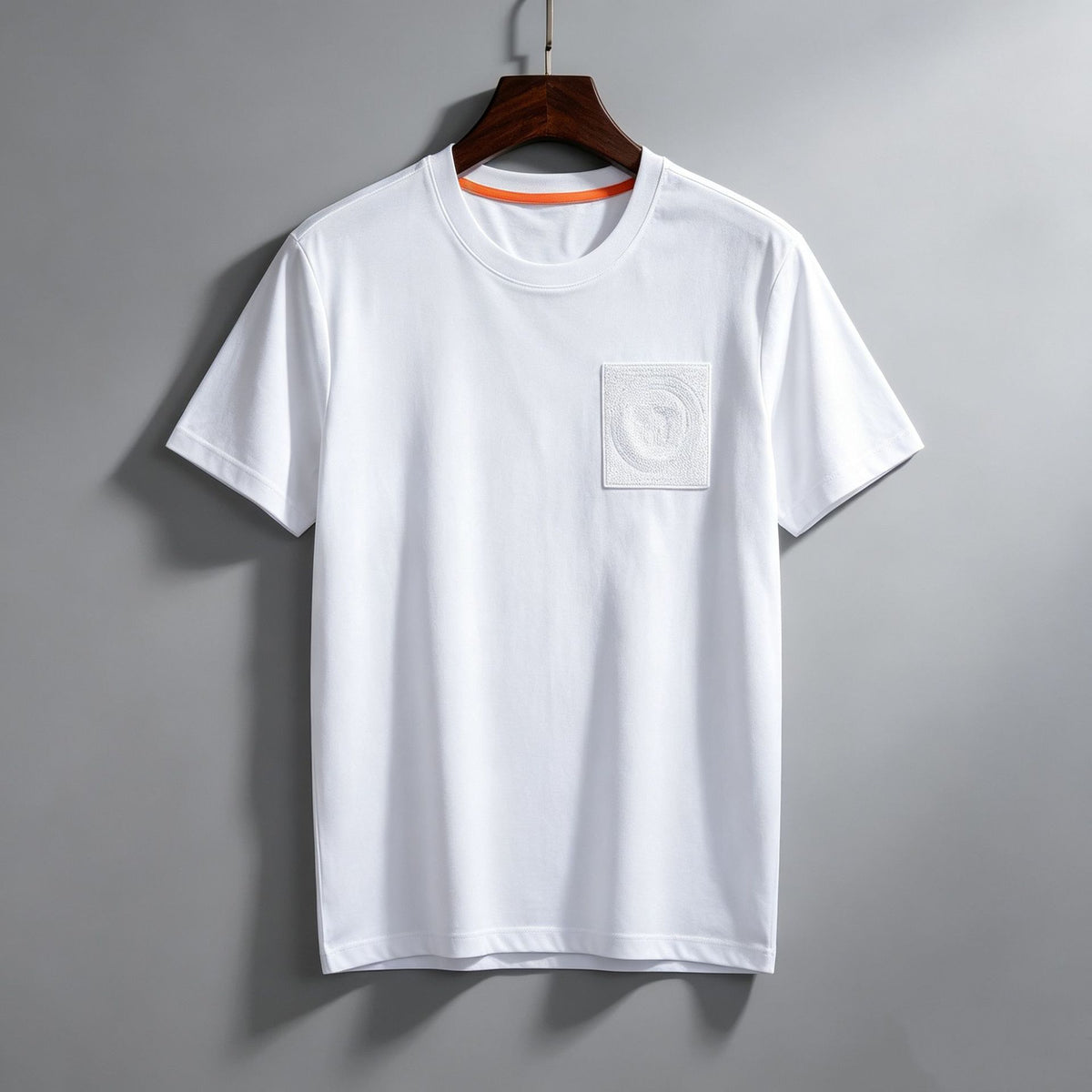 Men's H T-Shirt | Embroidered Short Sleeve