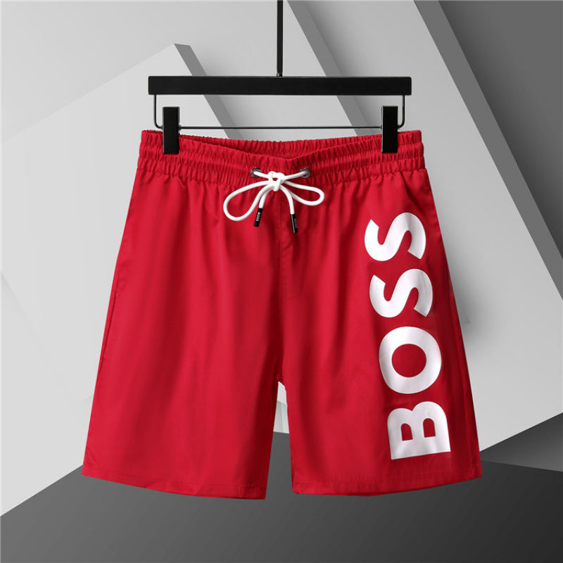 Nuevos pantalones cortos 3D transfronterizos para verano, pantalones cortos de playa de cinco puntas con cinturón, ropa masculina, unisex, versátil y transpirable, estilo británico de moda en comercio exterior