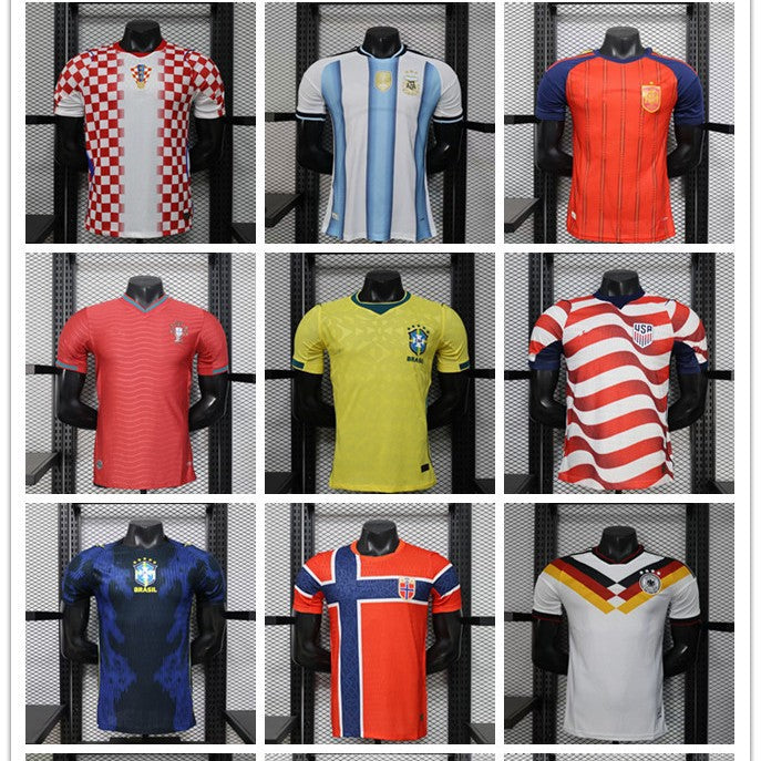 Ventas directas de fábrica de 48 camisetas para el Mundial 2026, ediciones para jugadores, camisetas de fútbol de Argentina, Brasil, Francia e Inglaterra