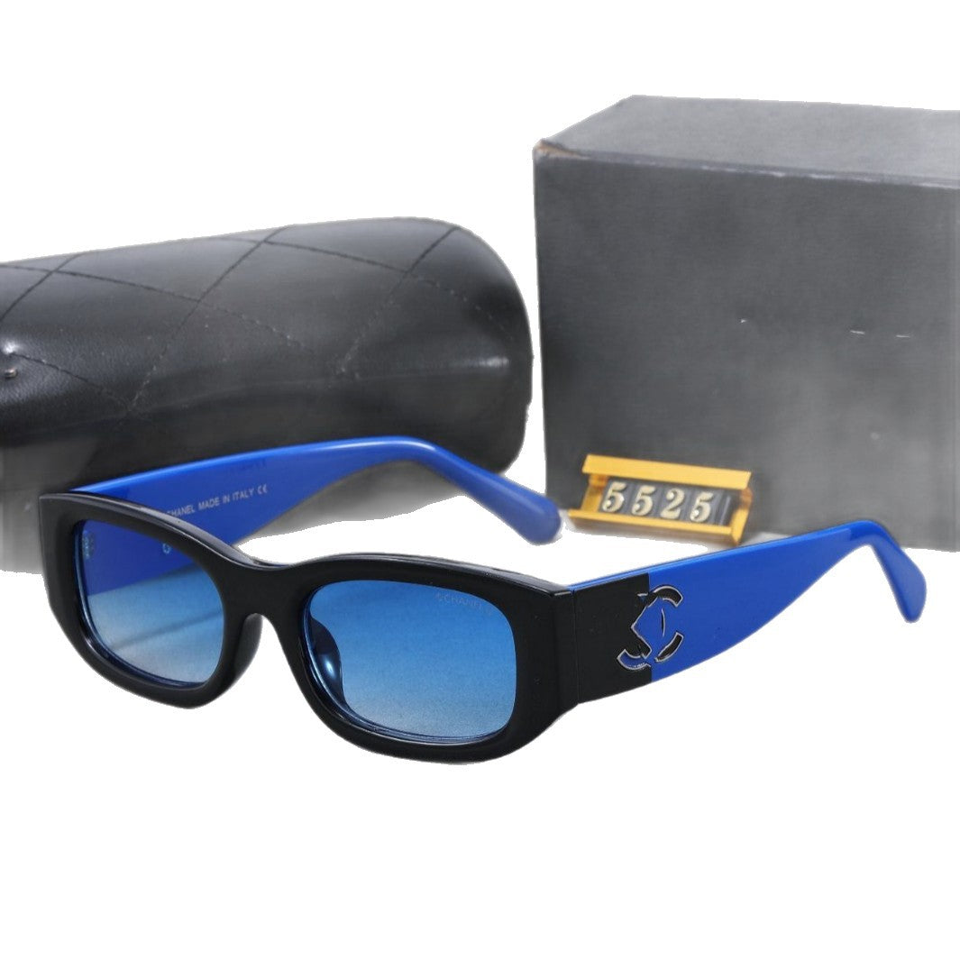 Nueva Xiaoxiang Panda Gafas de bloques de color en blanco y negro 2026 Gafas de sol para celebridades en Internet para protección UV
