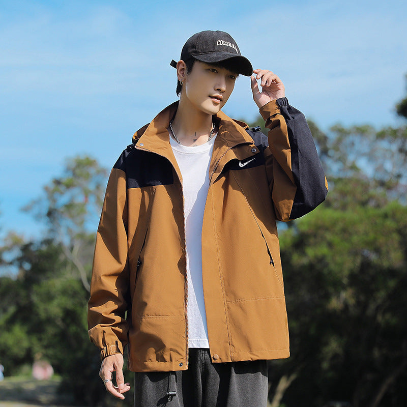 Plaid Mountaineering Windbreaker Jacket | Outdoor Premium