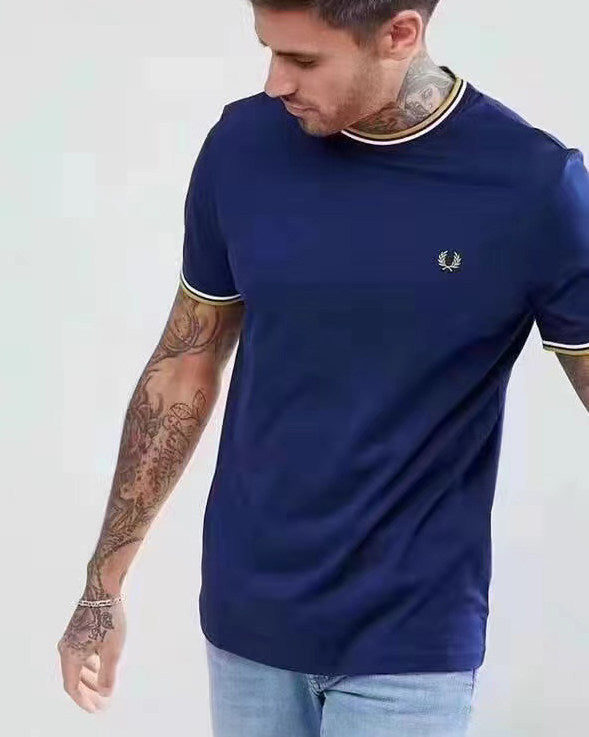 FP Pai Rui Mai Sui camiseta de moda unisex blanca de talla grande y casual de manga corta con tirantes en los hombros
