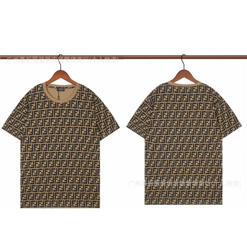 Versión correcta de la tendencia de lujo de París B: 26SS nuevo bordado unisex con cuello redondo, camiseta de algodón de manga corta y manga corta, comercio exterior