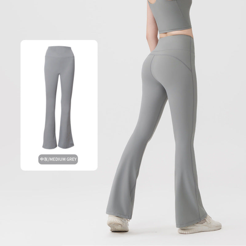 Pantalón Yoga Mujer AL | Microacampanado Y Talle Alto
