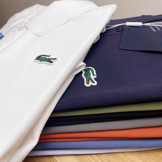 Polo Bordado Lujo Unisex | Camiseta Premium Solapa Elegante