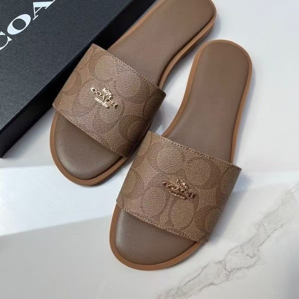 Verano 2026 Nueva Moda Abrigo Zapatillas Zapatillas Planas Zapatillas de playa Cómodas Ligeras y Abiertas Zapatillas de Noche Ligeras y Apertura De Verano 2026