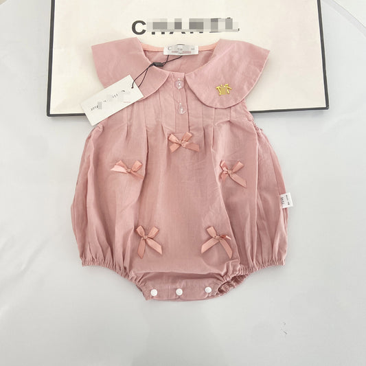 Strampler für Baby-Mädchen | Sommer Ärmellos