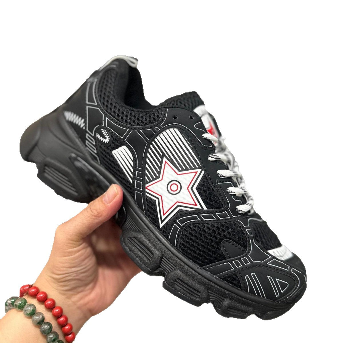 Putian CD B22 B30 b25 Zapatillas de papá Suela de punta redonda Suela gruesa Deportivas elevadas Calzado Casual de hombre y mujer