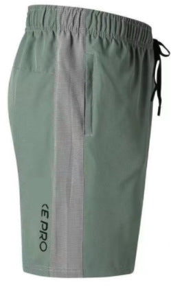 Pantalones cortos casuales elásticos de cuatro caras para hombre de marca del fabricante