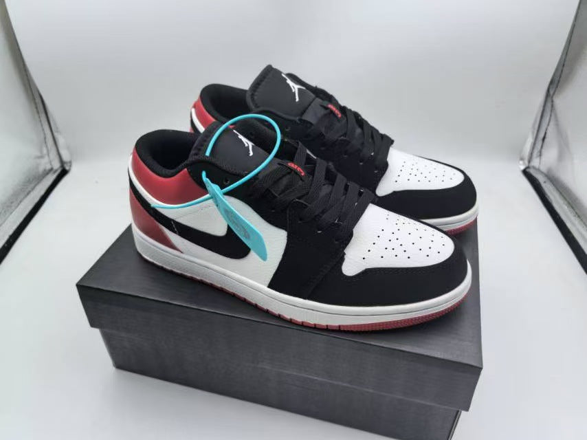 N Unisex Black and White AJ1 Sneakers | With Box