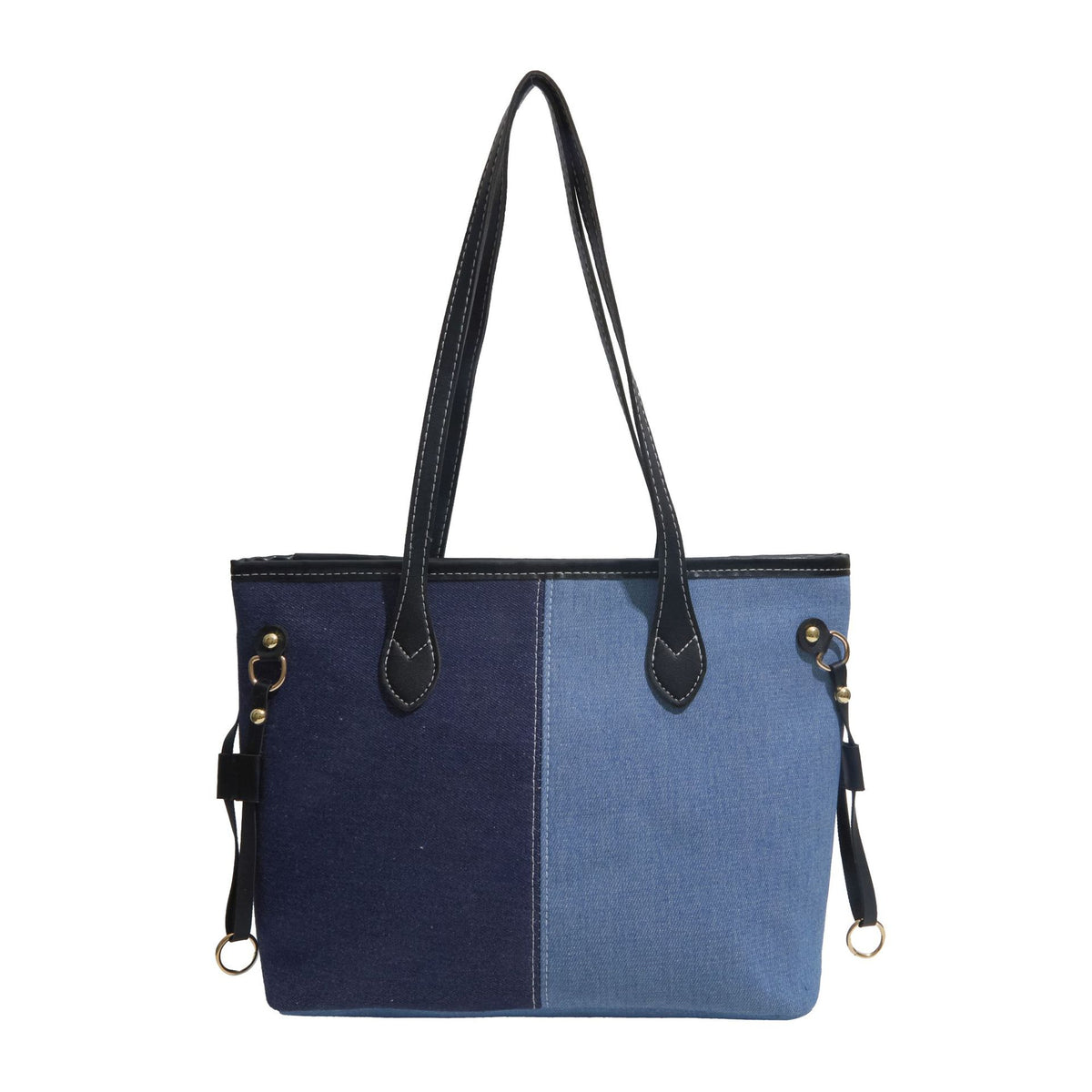 Bolso Tote De Mujer Color Block