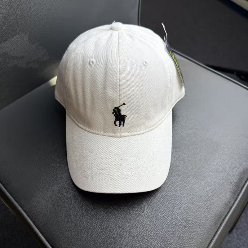 Paul polo con sombrero ruff de verano para mujer, versión coreana de capela blanda, gorra de béisbol para hombres, protector solar de moda lengua de pato cien torres