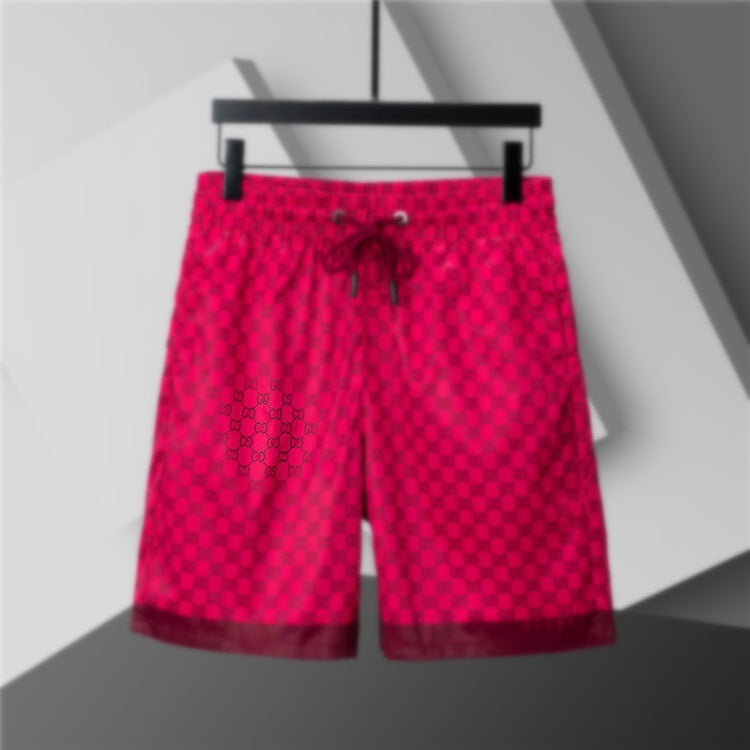 Pantalones Cortos Playa Unisex Letras Secado Rápido | Moda 2025