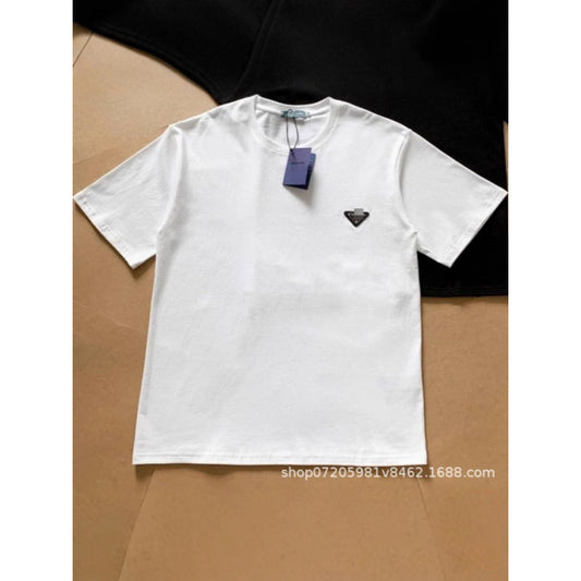 T-shirt Homme Imprimé Triangle | 100% Coton Manches Courtes