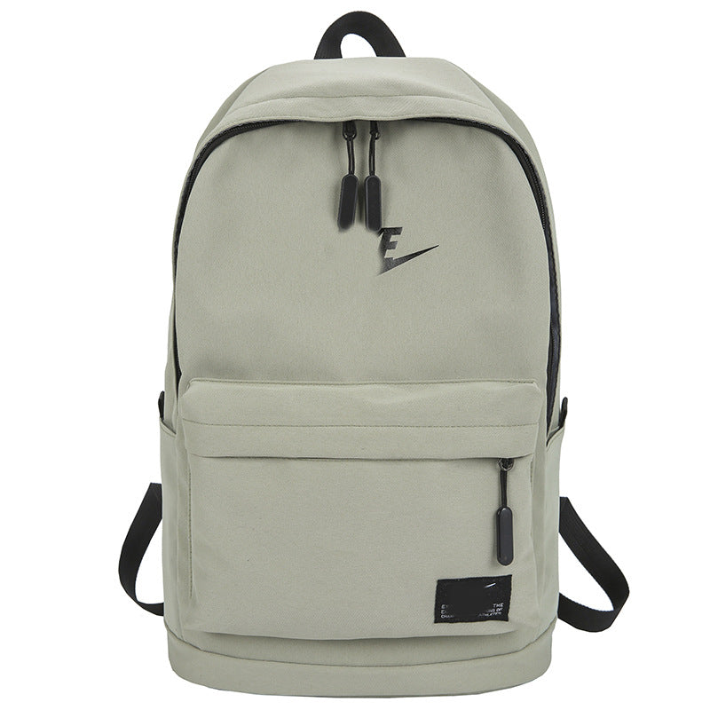 Una mochila de nylon moderna de dropshipping, mochila estampada de gran capacidad y con estampado elegante, mochila de estudiante universitario con alfabeto para la vuelta al cole