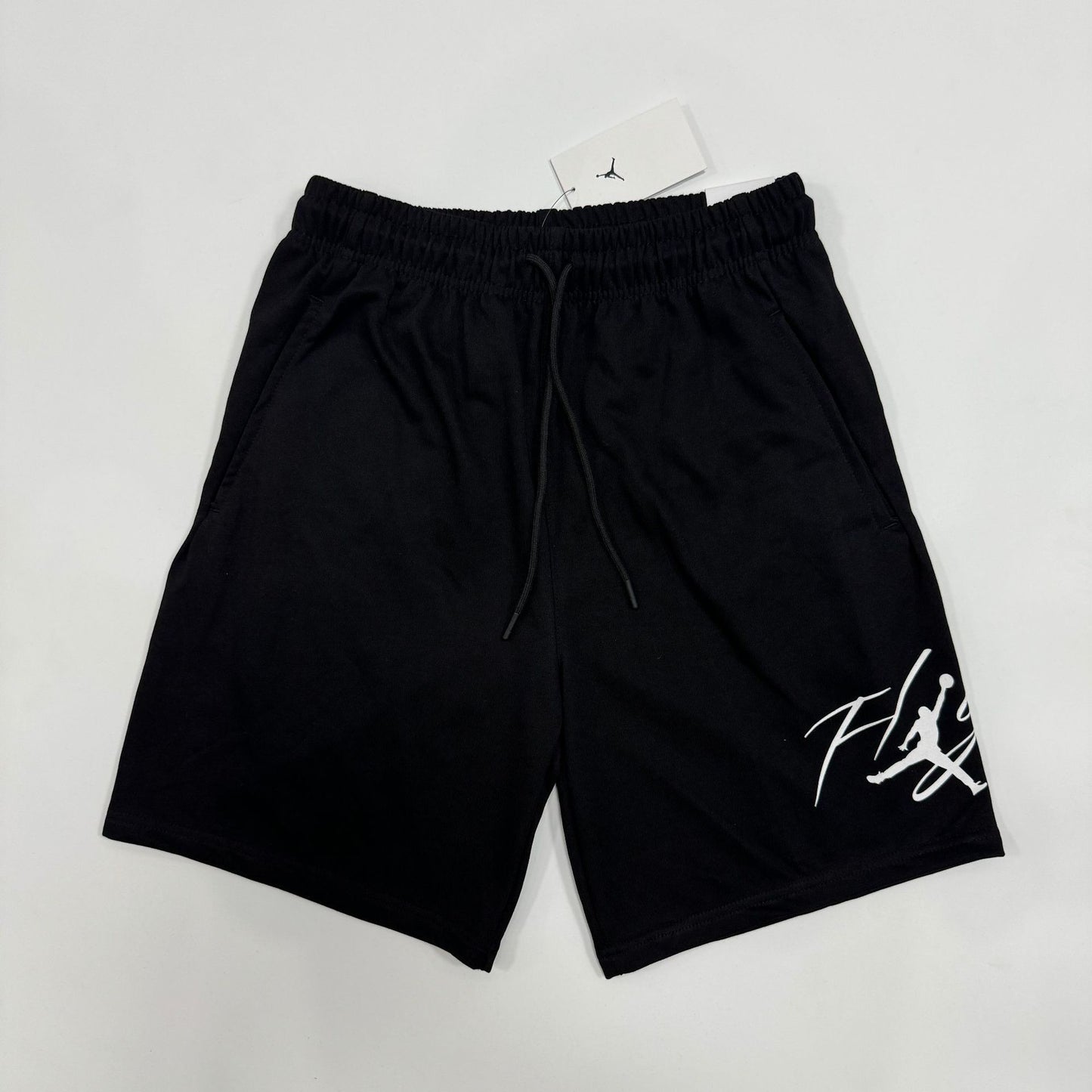 Pantalones estampados bordados de pierna recta de verano, pantalones deportivos, pantalones versátiles de cinco puntos AJ Flying Logo, conjunto de ropa deportiva para el verano masculino