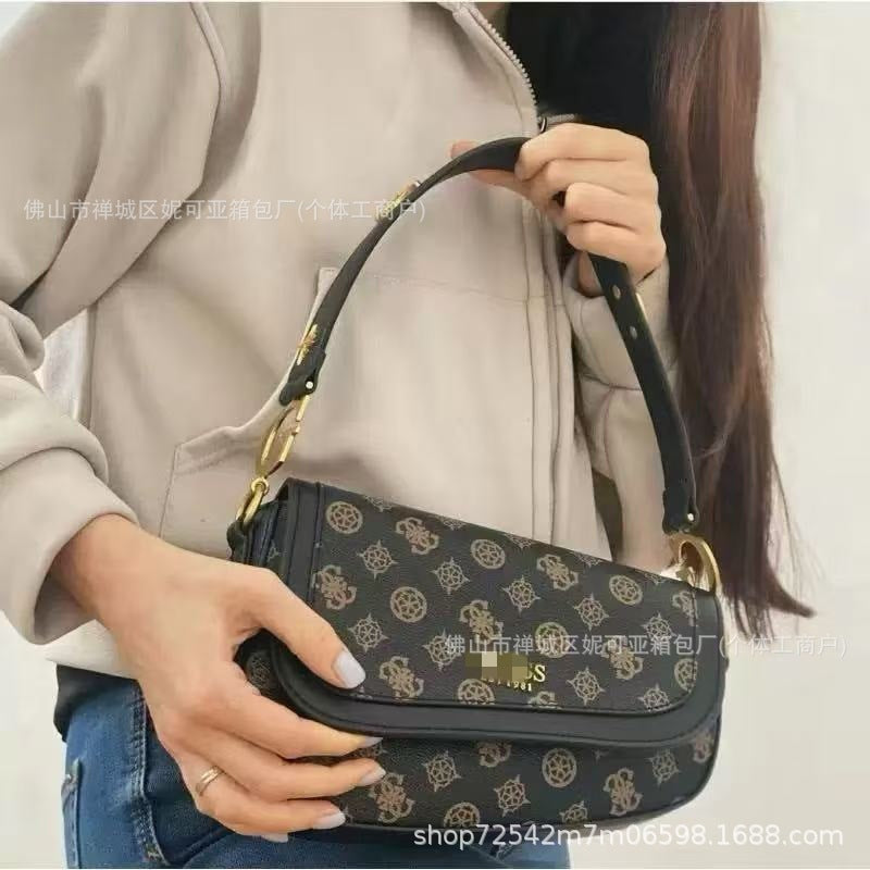 GU Women's Vintage Handbag | Snake Print | No Box