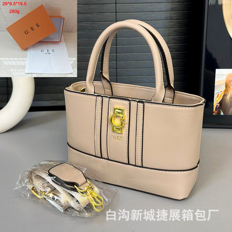 Bolso de mujer superventas impreso en Europa y Estados Unidos 2026 nuevo bolso cruzado ancho de tira cruzada de gran capacidad para mujer