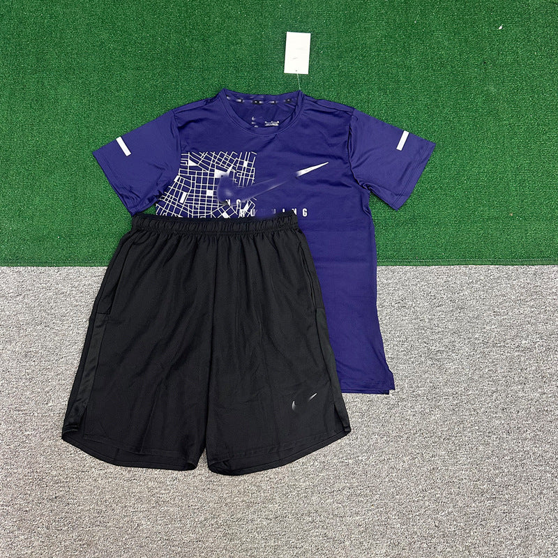Men's Short Running & Fitness Sets | Quick-Dry Athletic Wear