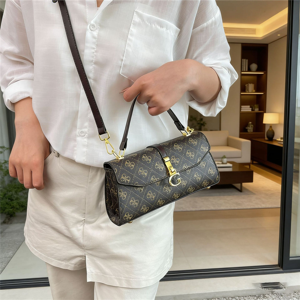 Borsa da donna GU 2026 | Quadrata stile coreano | Senza scatola