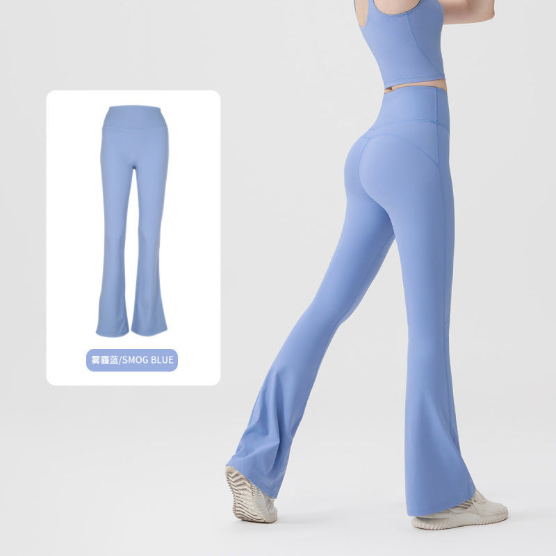 Pantalón Yoga Mujer AL | Microacampanado Y Talle Alto