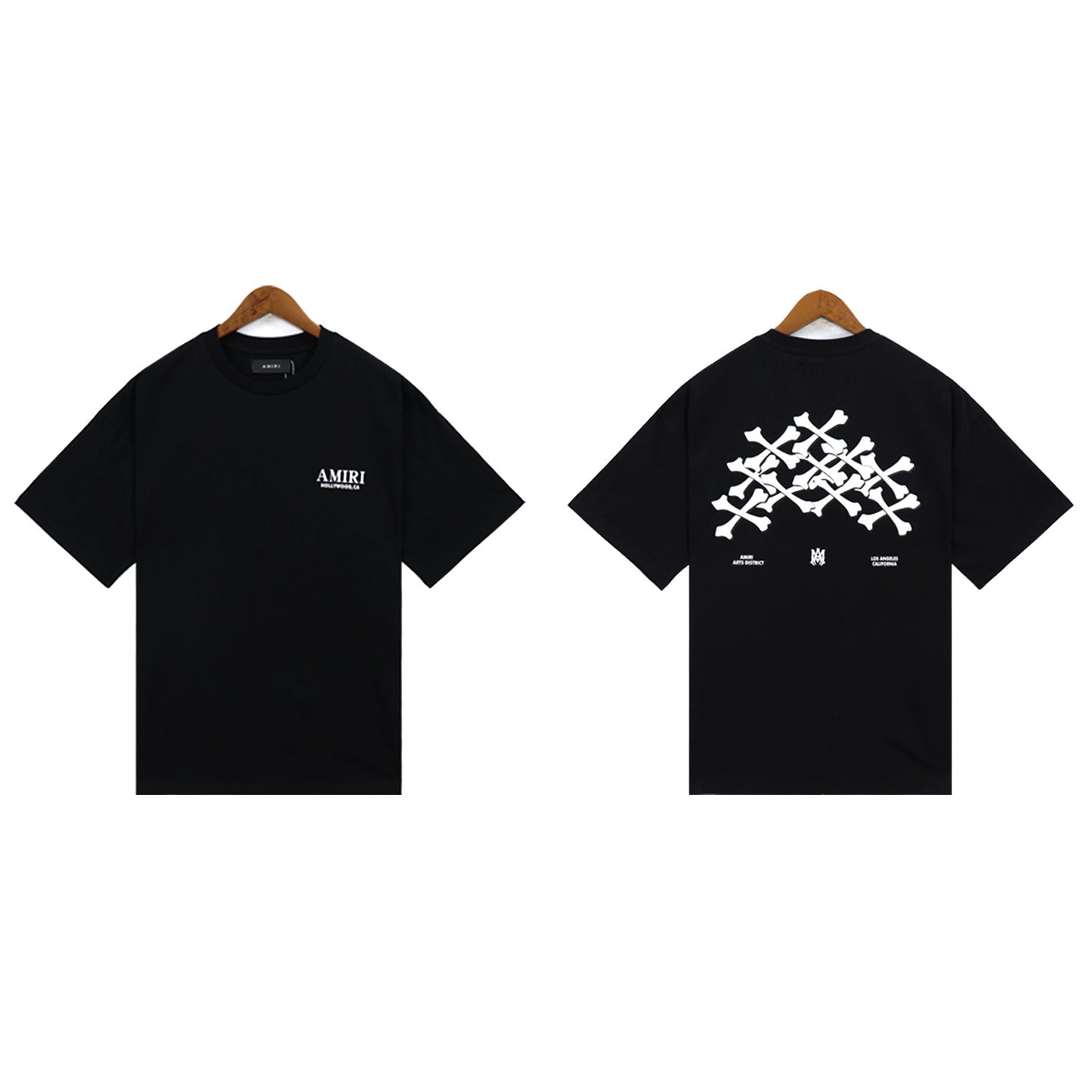 2024 Verano 2024 AM1R1 ICON Letter Totem Letter Totem Pattern Coconut Tree T-shirt Unisex
