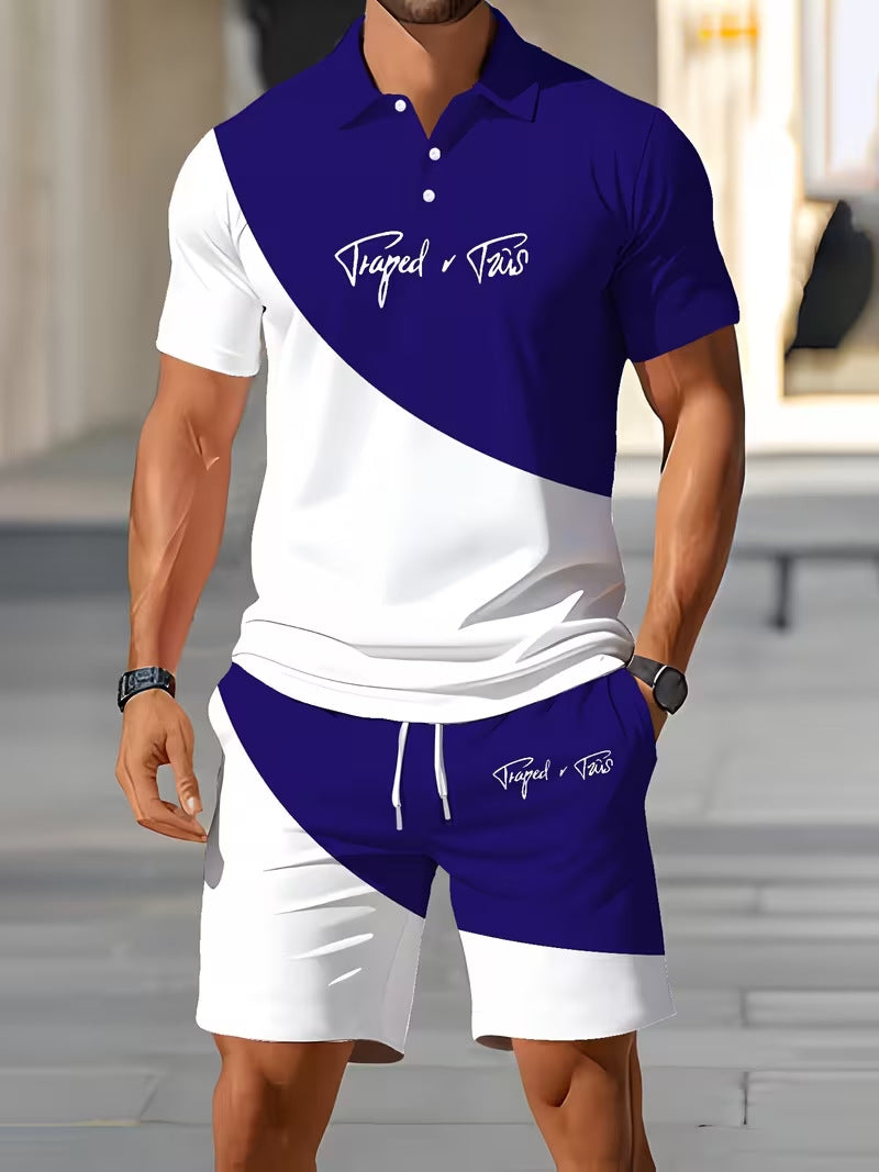 Completo 3D manica corta + pantaloncini | Asciugatura rapida uomo Mix
