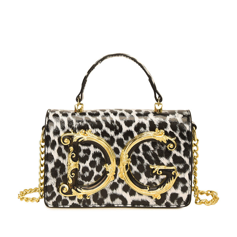 Borsa donna in vernice | Tracolla a catena sera moda versatile | Senza scatola