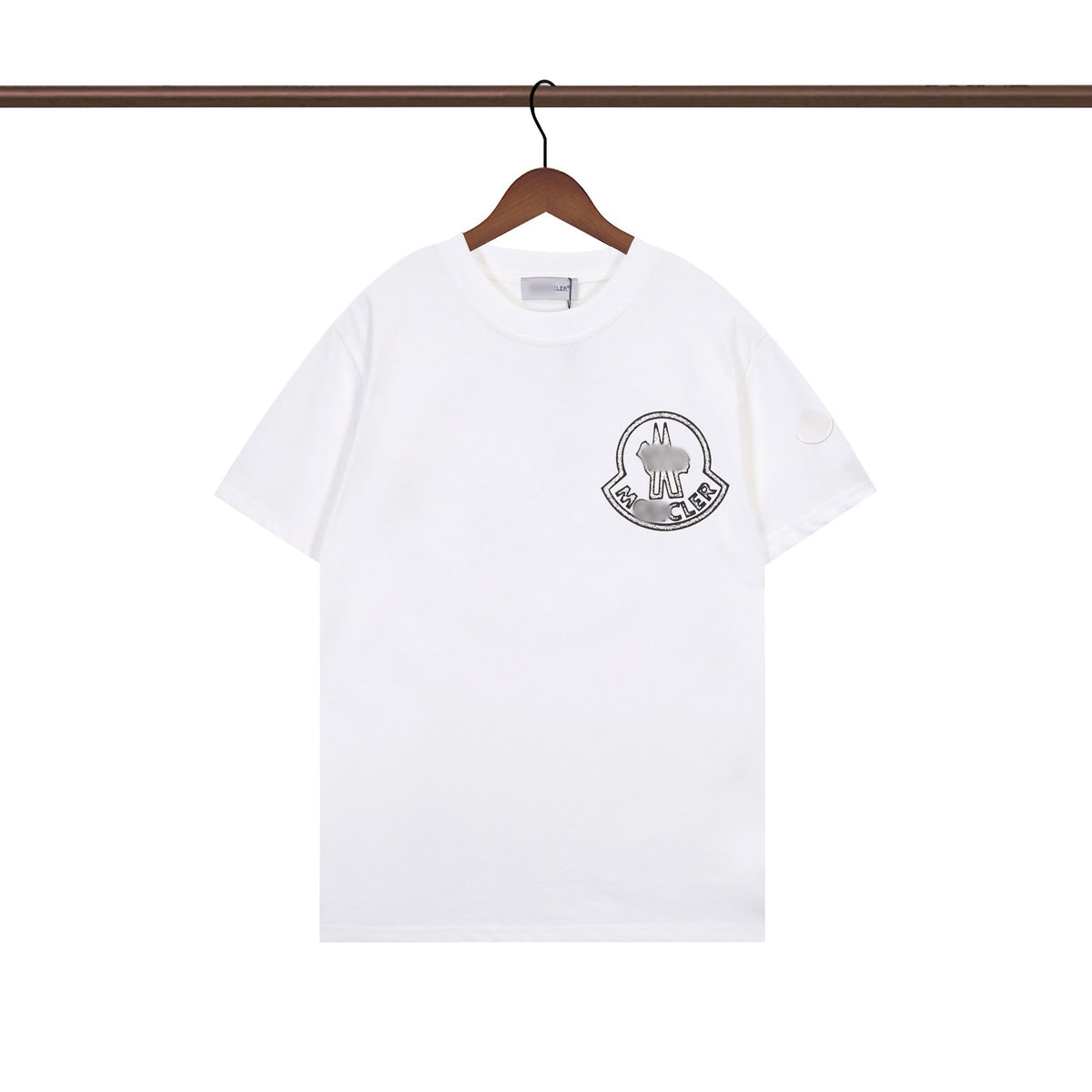 Camiseta Bordada Hombre MON | Cuello Redondo