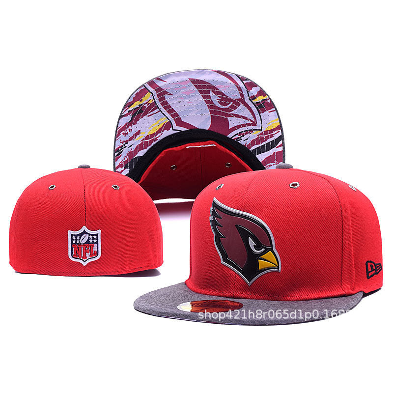 Baseball-Cap, geschlossene Rückseite, flacher Schirm, Mix | Unisex, verstellbar, gebogener Schirm