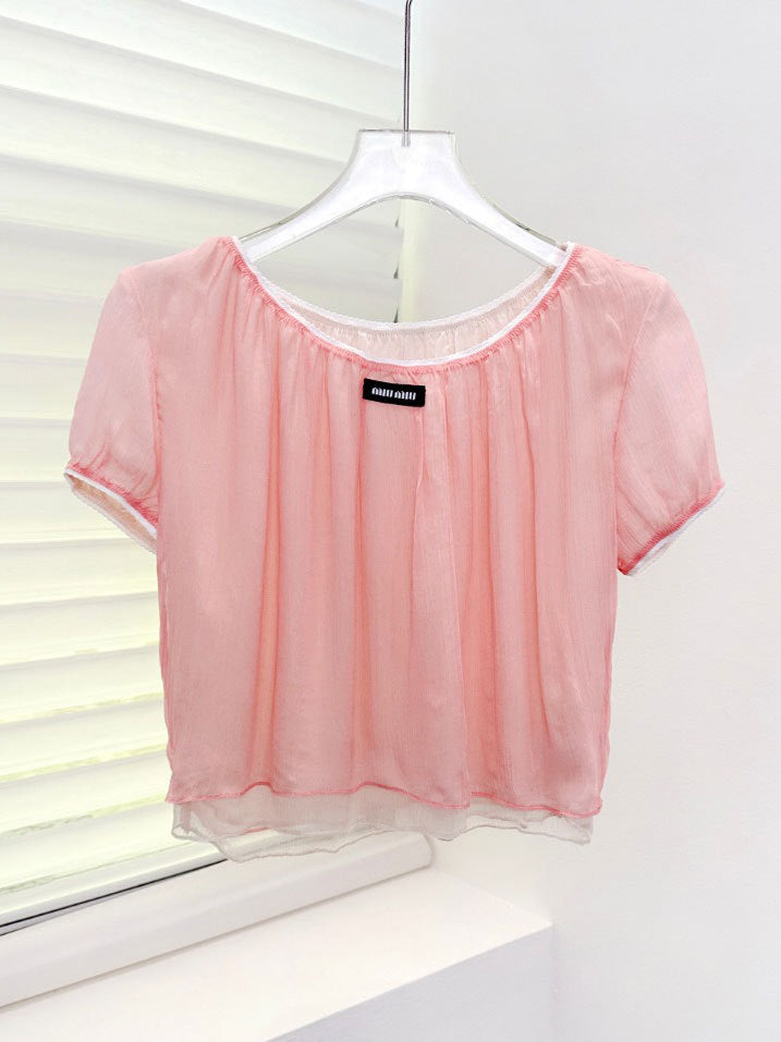 MM Pink Women's Set | Three-Layer Skirt