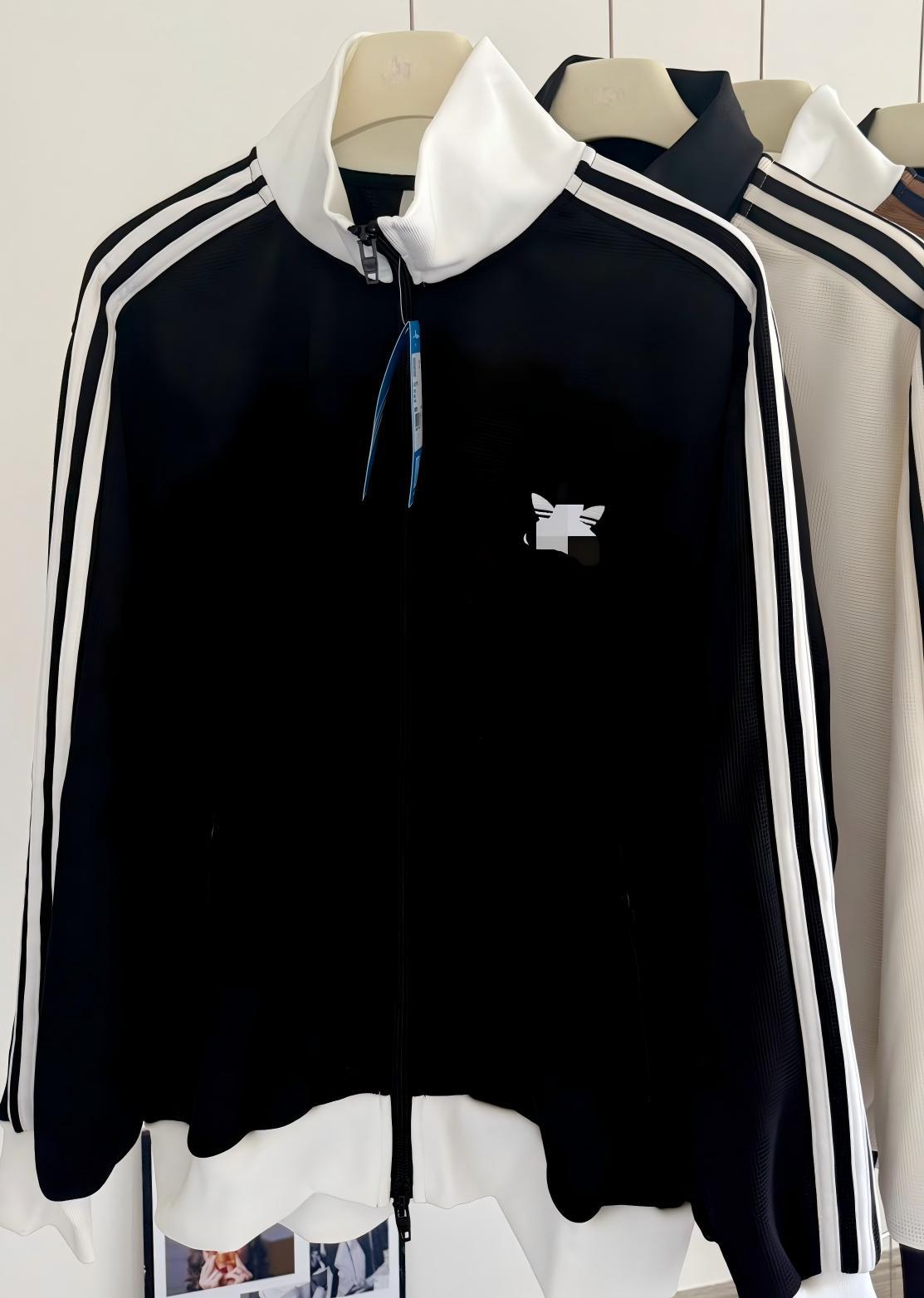 Veste AD unisexe | Col montant et trois bandes