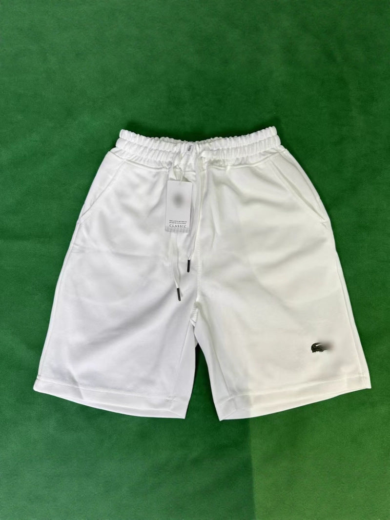 Pantalones Lacoste Cortos Hombre Bordado Peces Verano