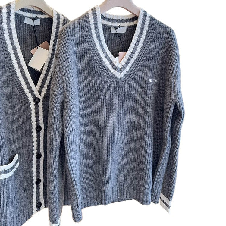 Jersey MM De Mujer | Punto Holgado Con Aplique