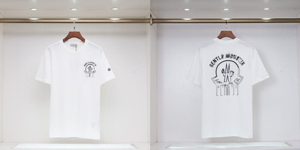 Camiseta Bordada Hombre MON | Cuello Redondo