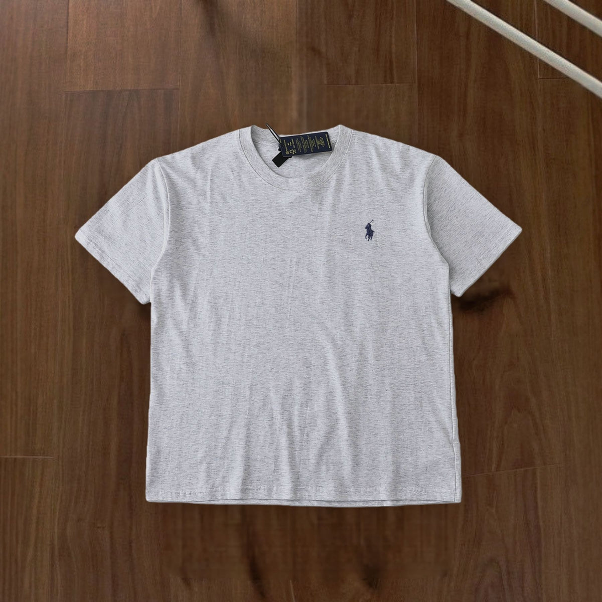 Camiseta Bordada de Algodón RL | Manga Corta